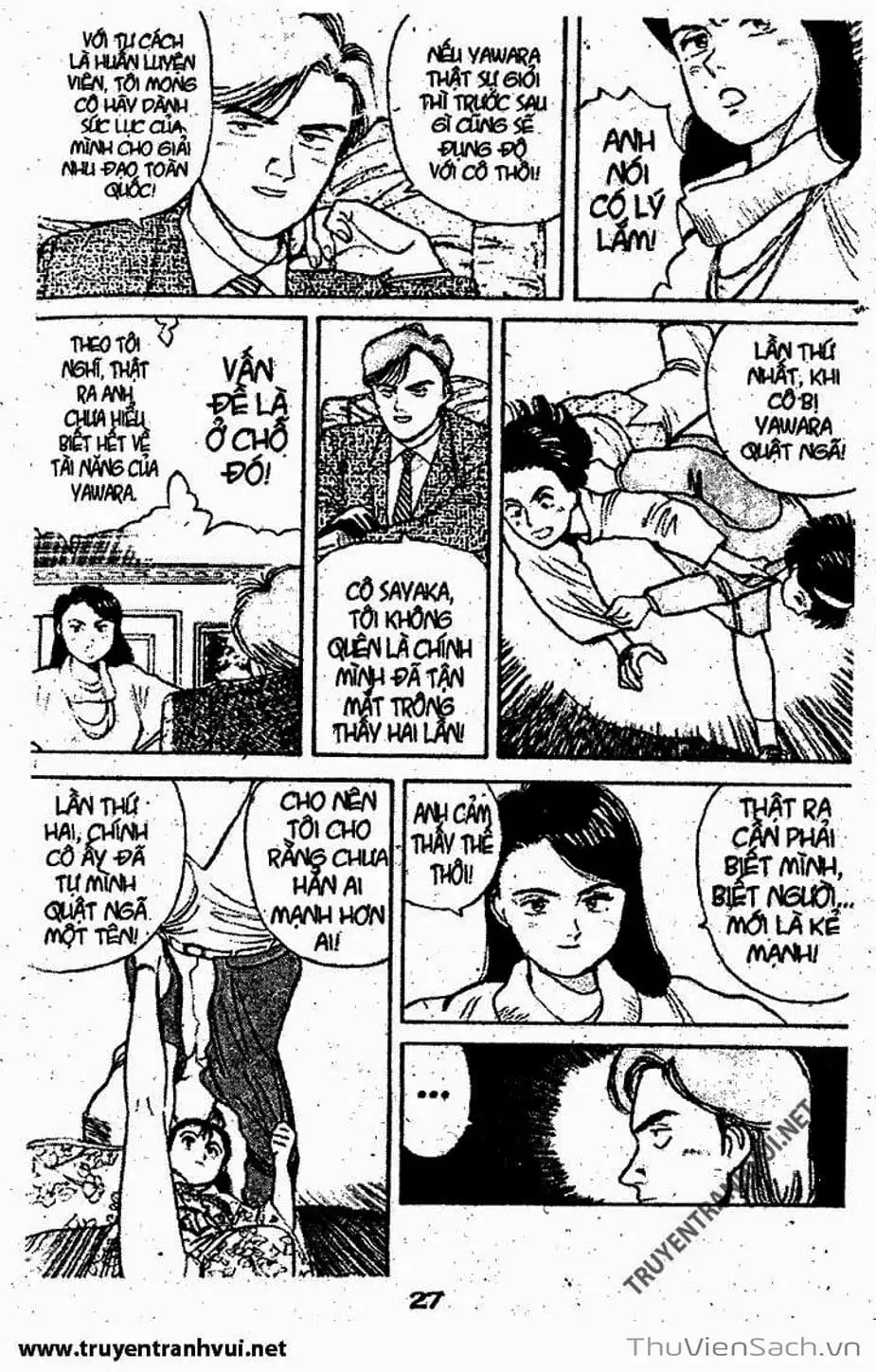 Truyện Tranh Tiểu Thư Nhu Đạo - Yawara! trang 6