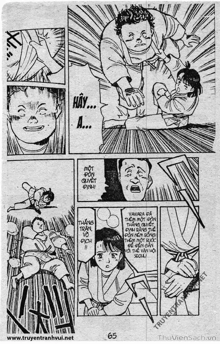 Truyện Tranh Tiểu Thư Nhu Đạo - Yawara! trang 6