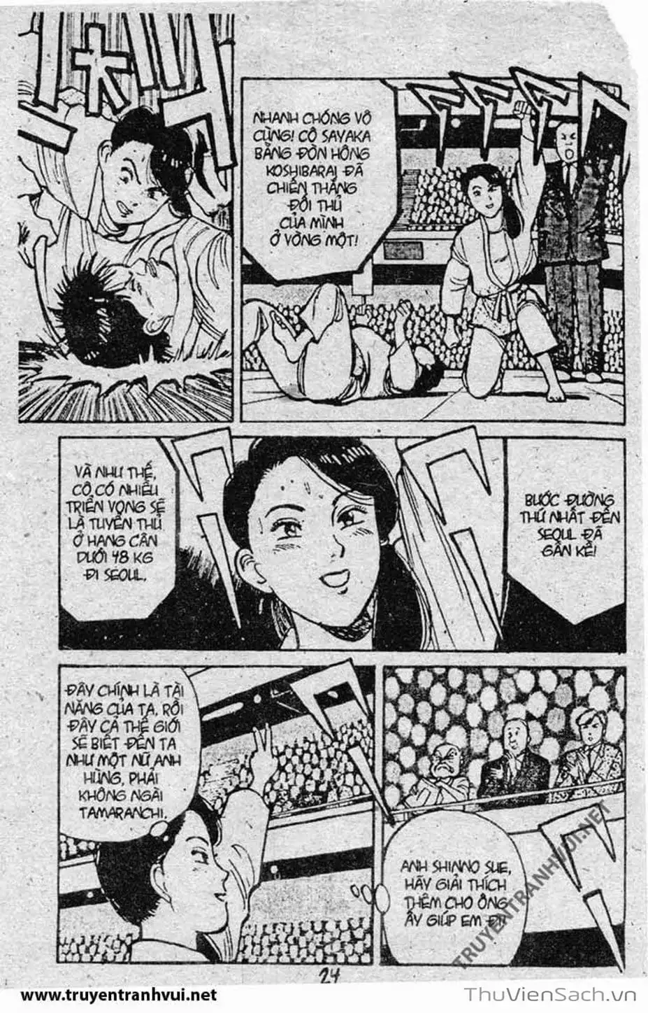 Truyện Tranh Tiểu Thư Nhu Đạo - Yawara! trang 6