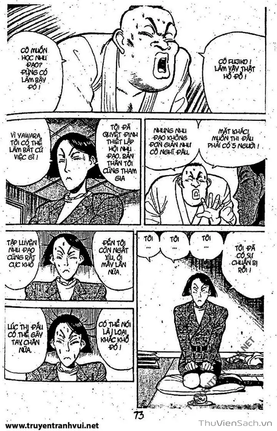 Truyện Tranh Tiểu Thư Nhu Đạo - Yawara! trang 6