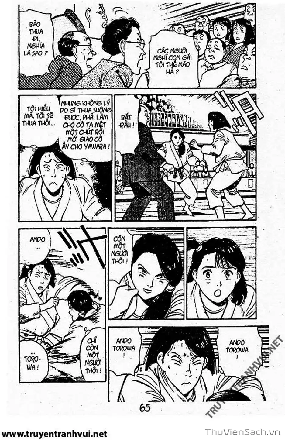 Truyện Tranh Tiểu Thư Nhu Đạo - Yawara! trang 6