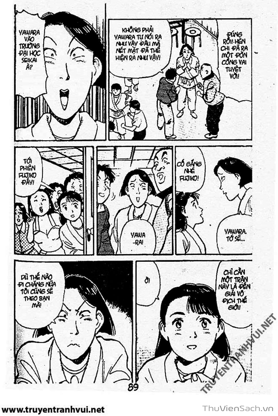 Truyện Tranh Tiểu Thư Nhu Đạo - Yawara! trang 6