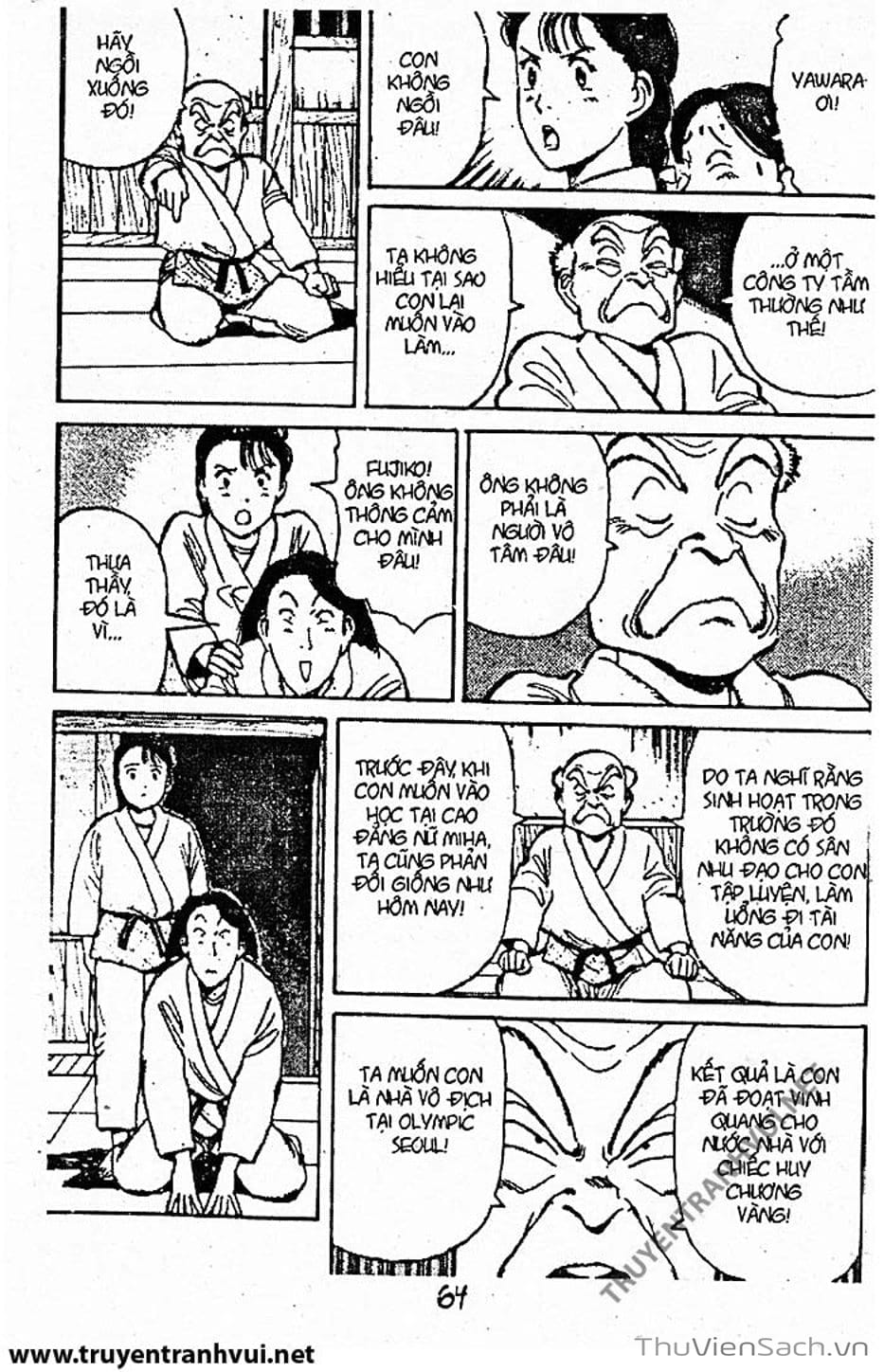 Truyện Tranh Tiểu Thư Nhu Đạo - Yawara! trang 6