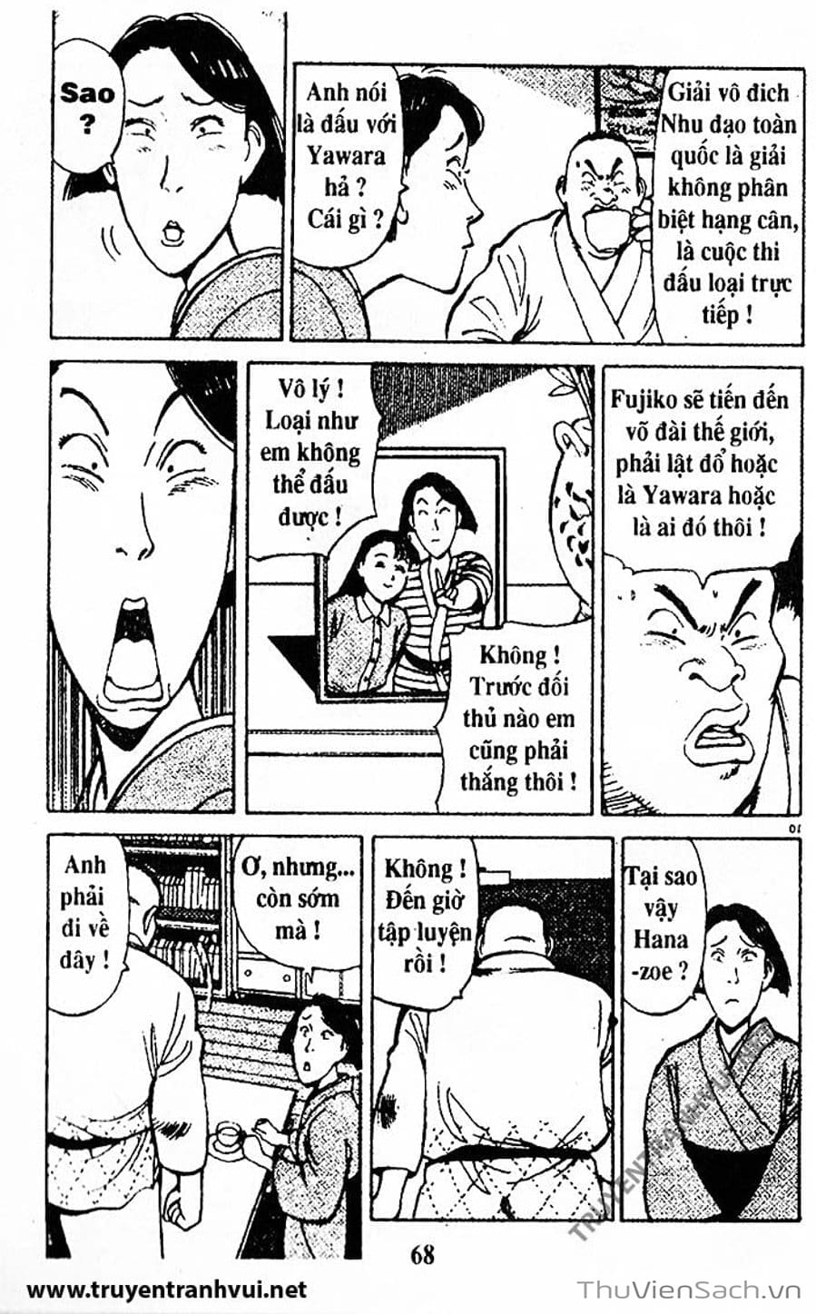 Truyện Tranh Tiểu Thư Nhu Đạo - Yawara! trang 6