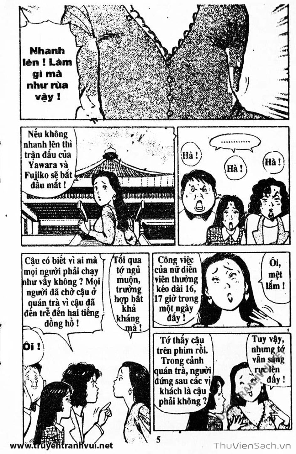 Truyện Tranh Tiểu Thư Nhu Đạo - Yawara! trang 6