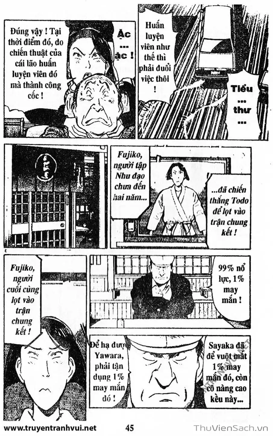 Truyện Tranh Tiểu Thư Nhu Đạo - Yawara! trang 6