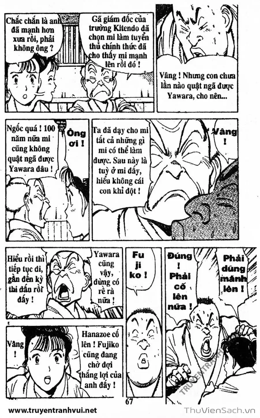 Truyện Tranh Tiểu Thư Nhu Đạo - Yawara! trang 6