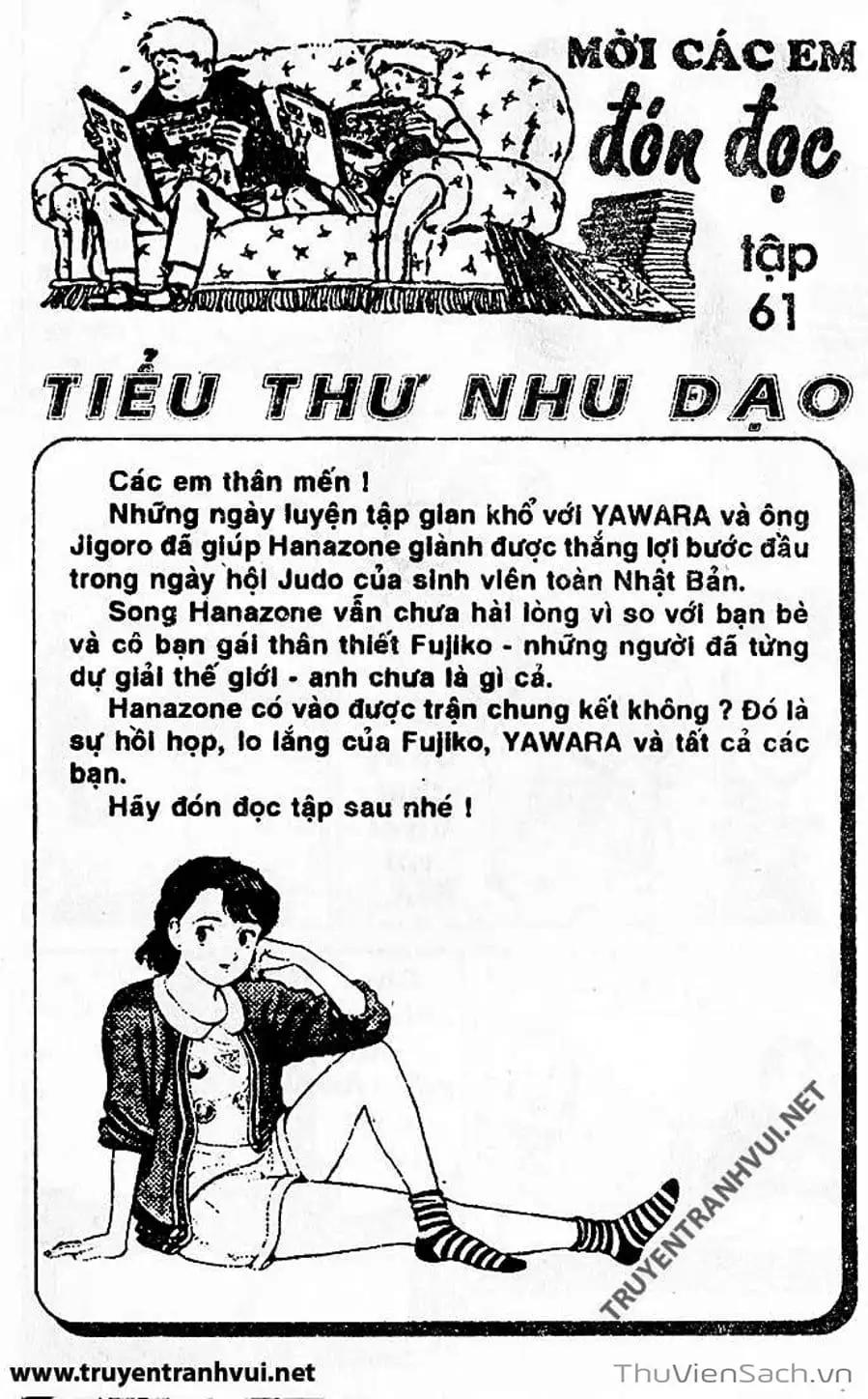 Truyện Tranh Tiểu Thư Nhu Đạo - Yawara! trang 6
