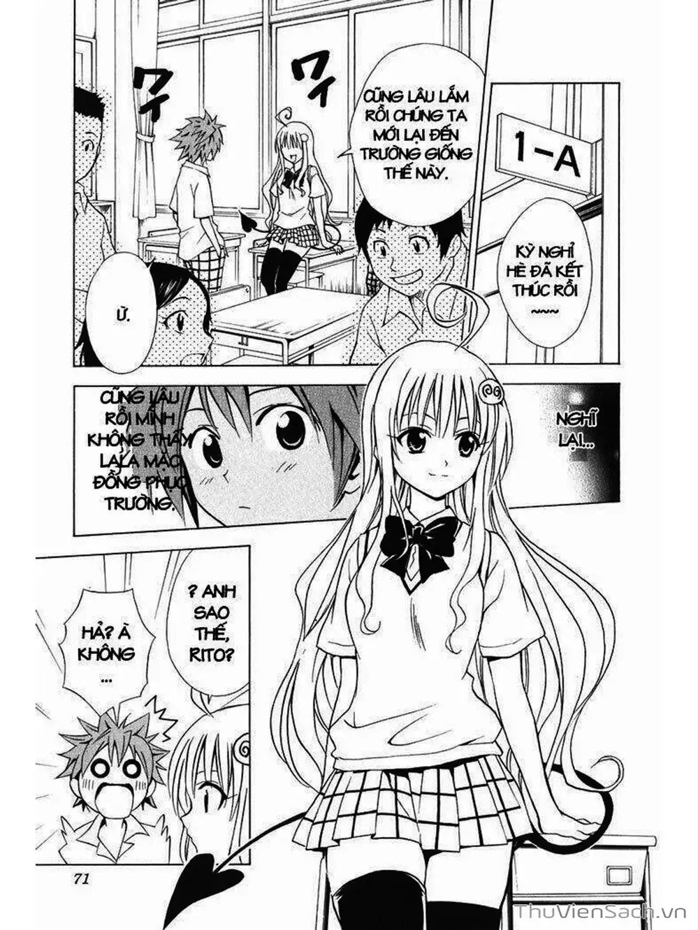 Truyện Tranh Bóng Tối Hoàng Kim - To Love Ru Darkness trang 8