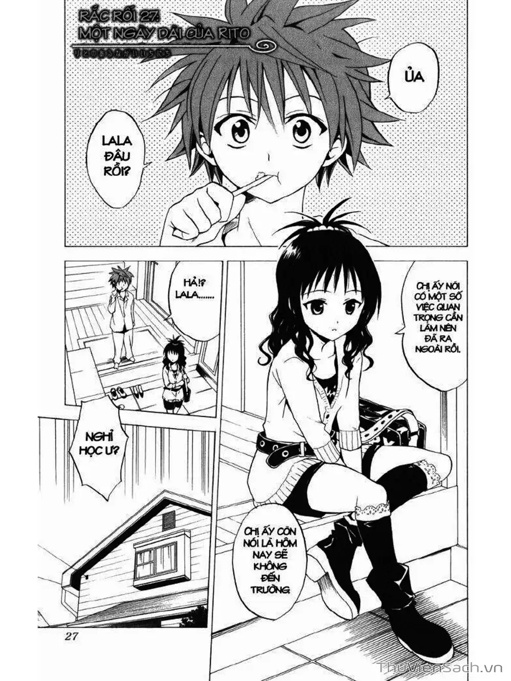 Truyện Tranh Bóng Tối Hoàng Kim - To Love Ru Darkness trang 8