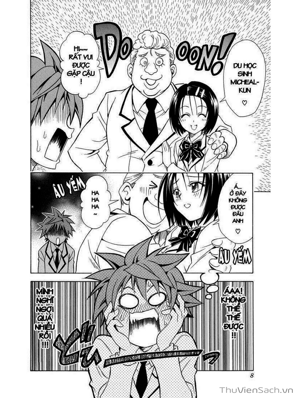 Truyện Tranh Bóng Tối Hoàng Kim - To Love Ru Darkness trang 8