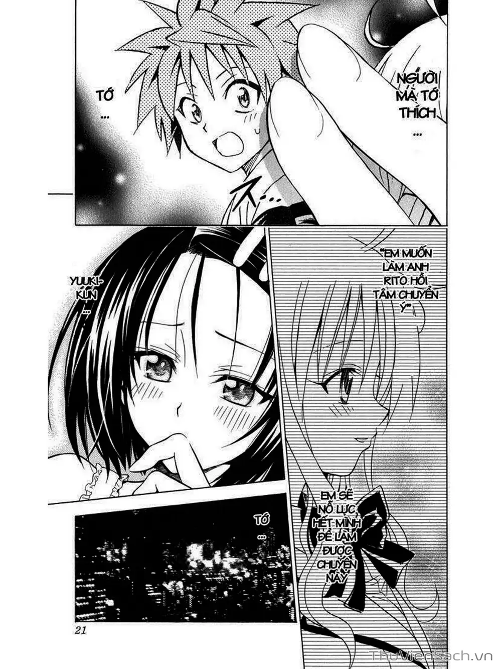 Truyện Tranh Bóng Tối Hoàng Kim - To Love Ru Darkness trang 8