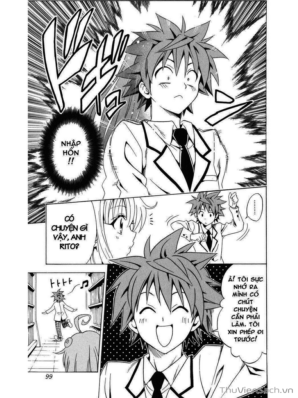 Truyện Tranh Bóng Tối Hoàng Kim - To Love Ru Darkness trang 8