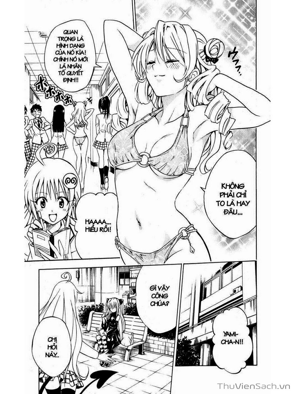 Truyện Tranh Bóng Tối Hoàng Kim - To Love Ru Darkness trang 8