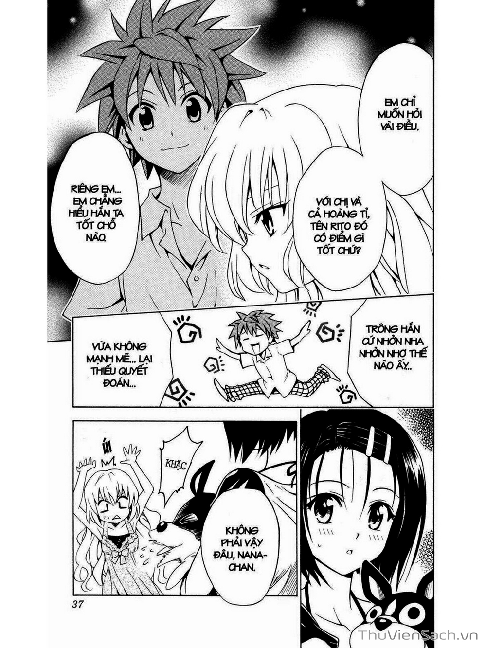 Truyện Tranh Bóng Tối Hoàng Kim - To Love Ru Darkness trang 8