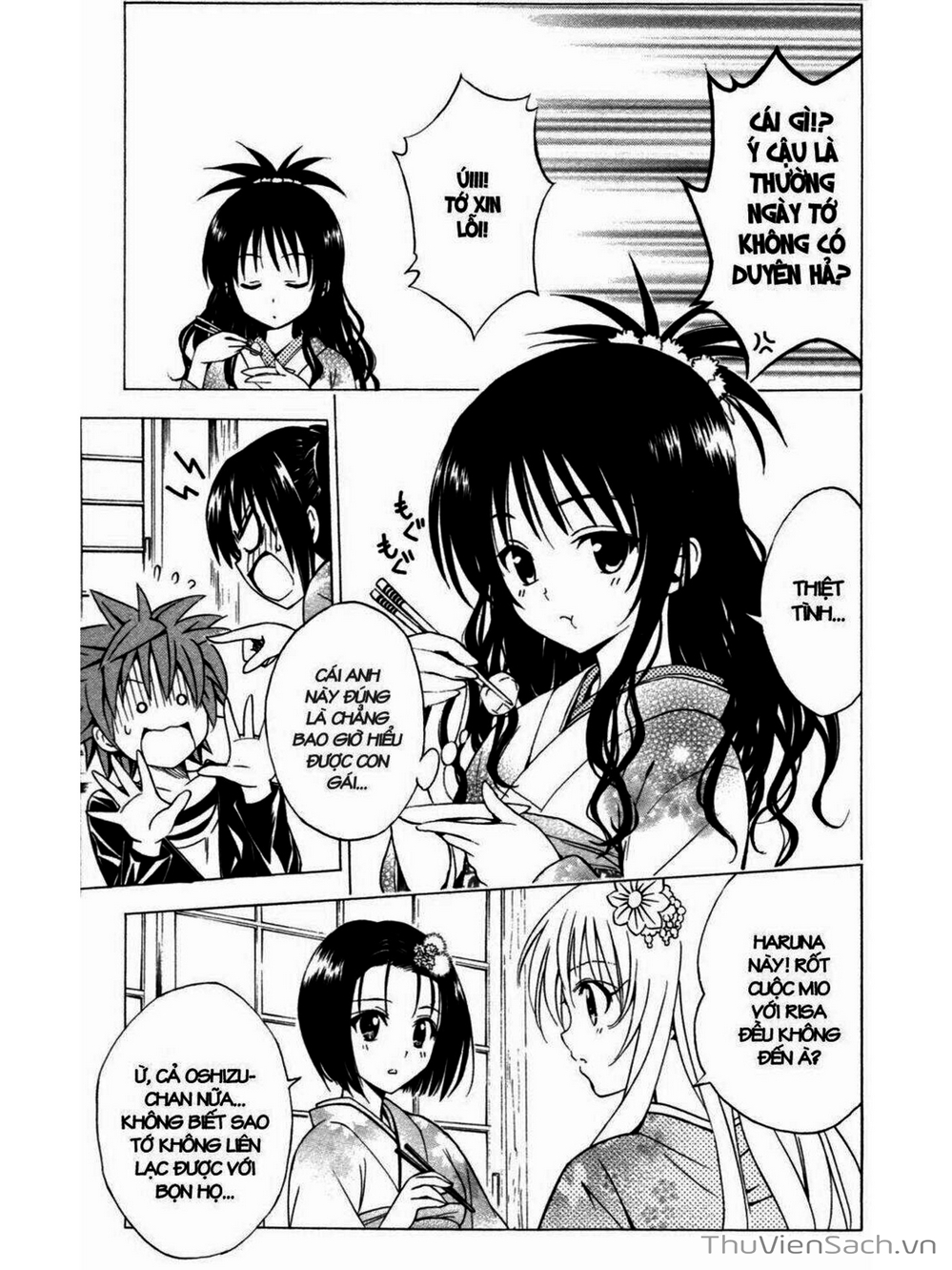 Truyện Tranh Bóng Tối Hoàng Kim - To Love Ru Darkness trang 8