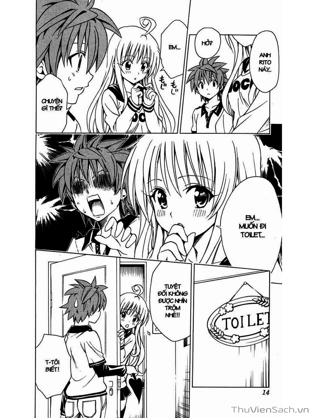 Truyện Tranh Bóng Tối Hoàng Kim - To Love Ru Darkness trang 8