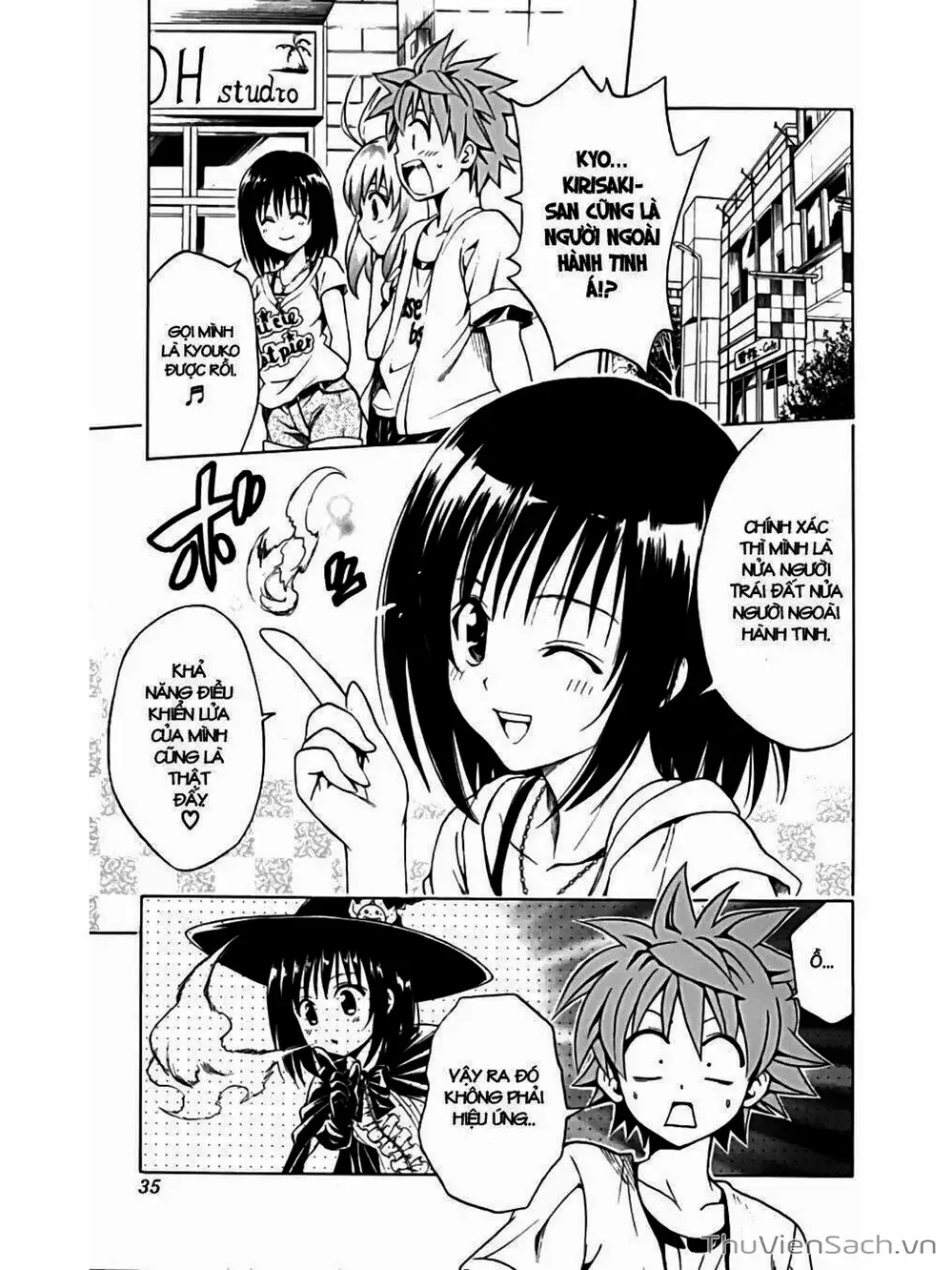 Truyện Tranh Bóng Tối Hoàng Kim - To Love Ru Darkness trang 8