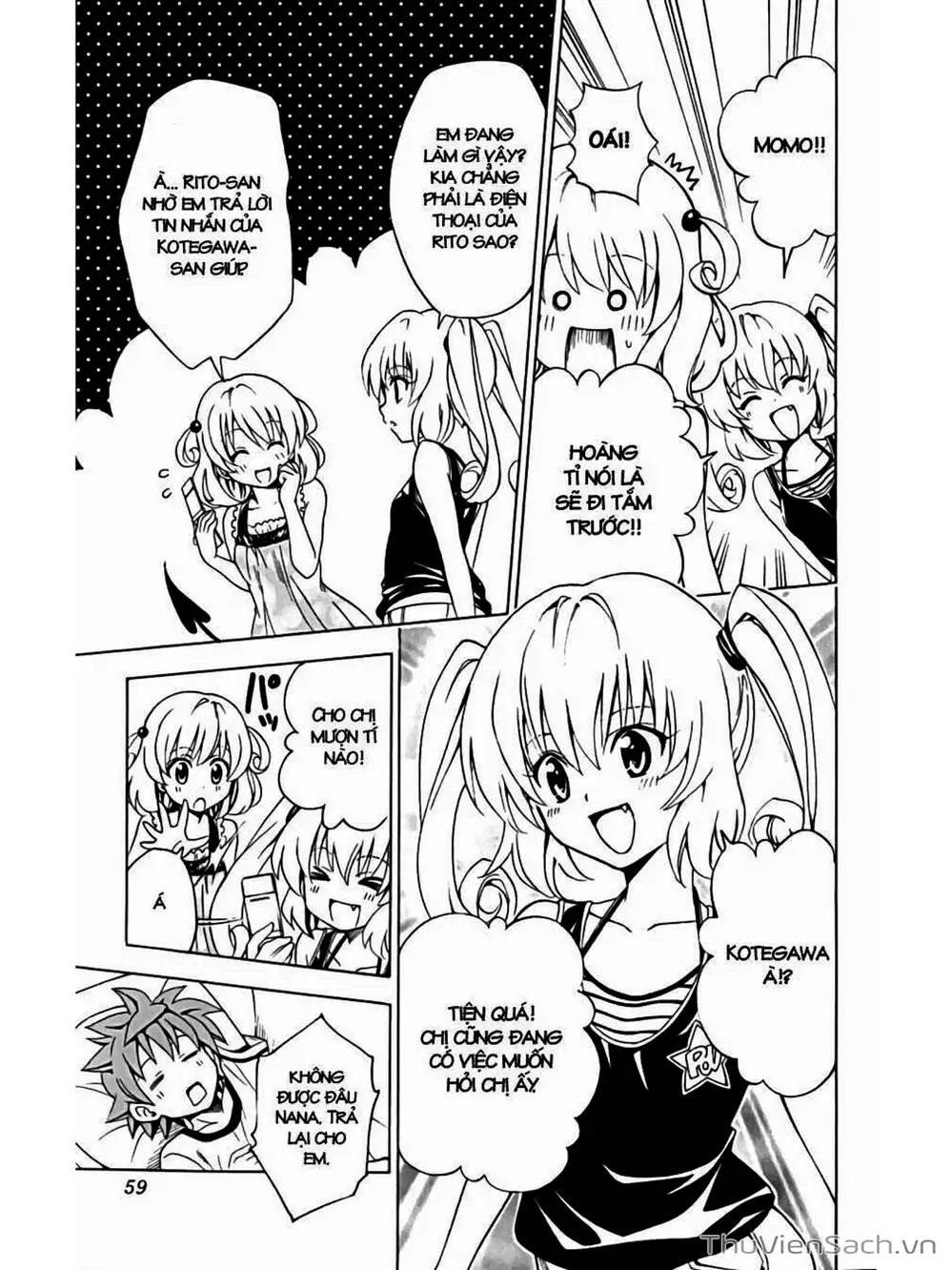 Truyện Tranh Bóng Tối Hoàng Kim - To Love Ru Darkness trang 8