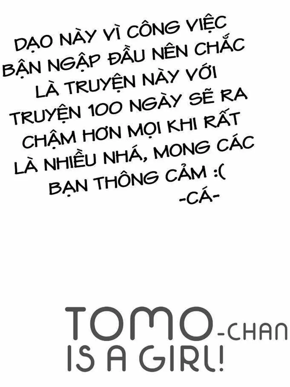 Truyện Tranh Tomo-Chan Là Một Cô Gái! trang 3