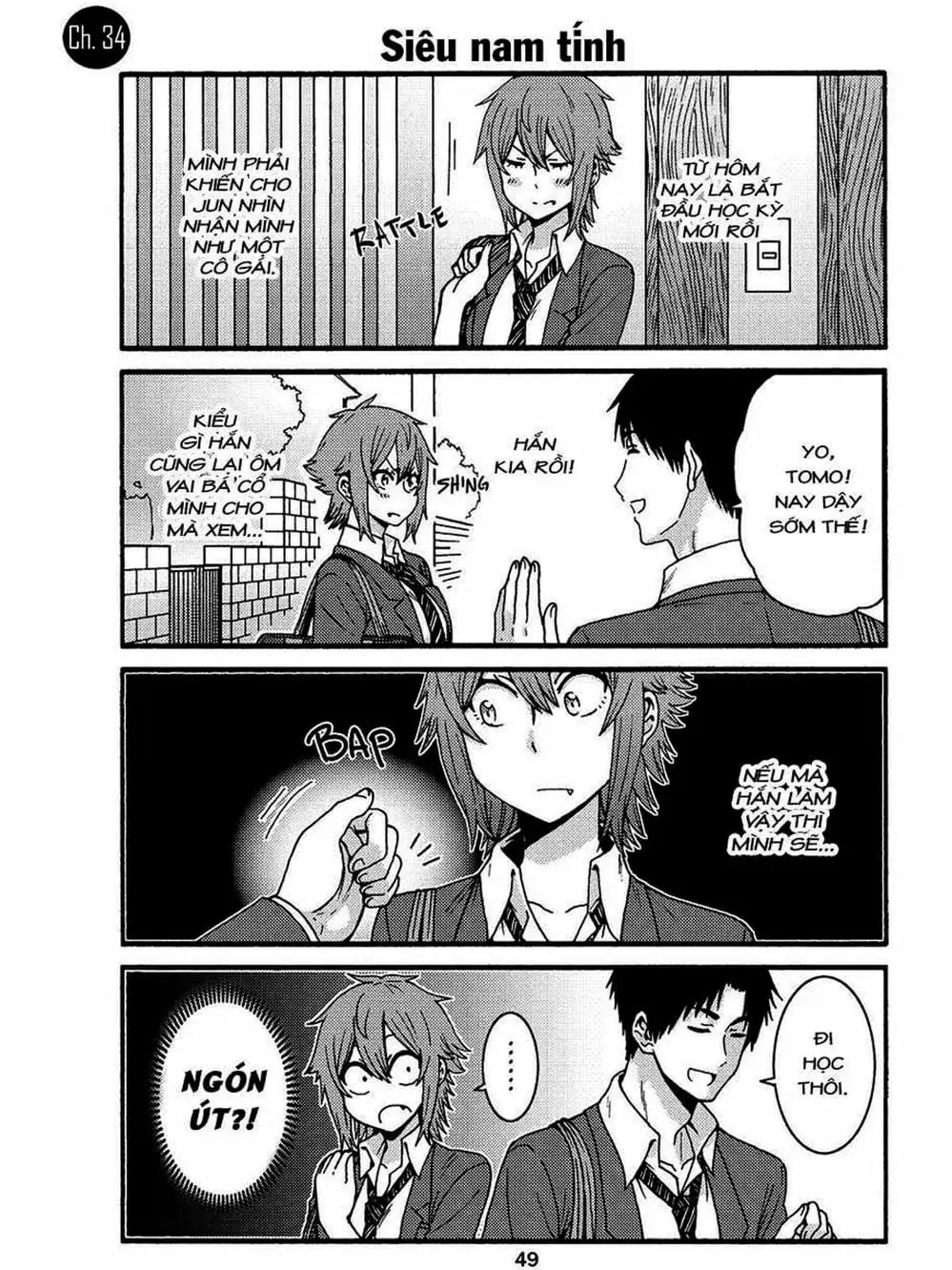 Truyện Tranh Tomo-Chan Là Một Cô Gái! trang 3