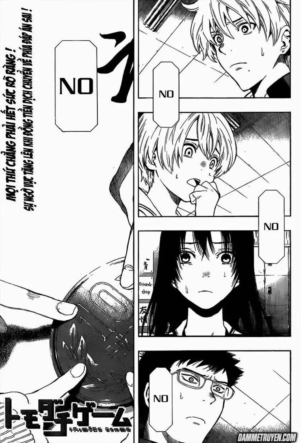 Truyện Tranh Trò Chơi Tình Bạn - Tomodachi Game trang 2