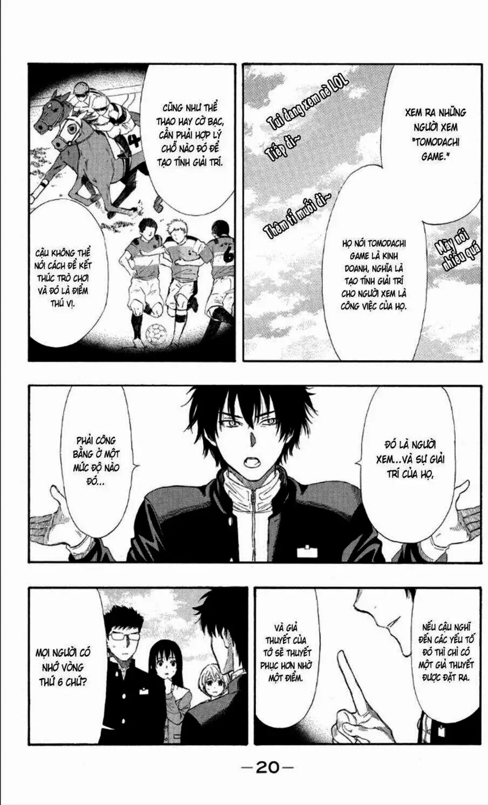 Truyện Tranh Trò Chơi Tình Bạn - Tomodachi Game trang 2