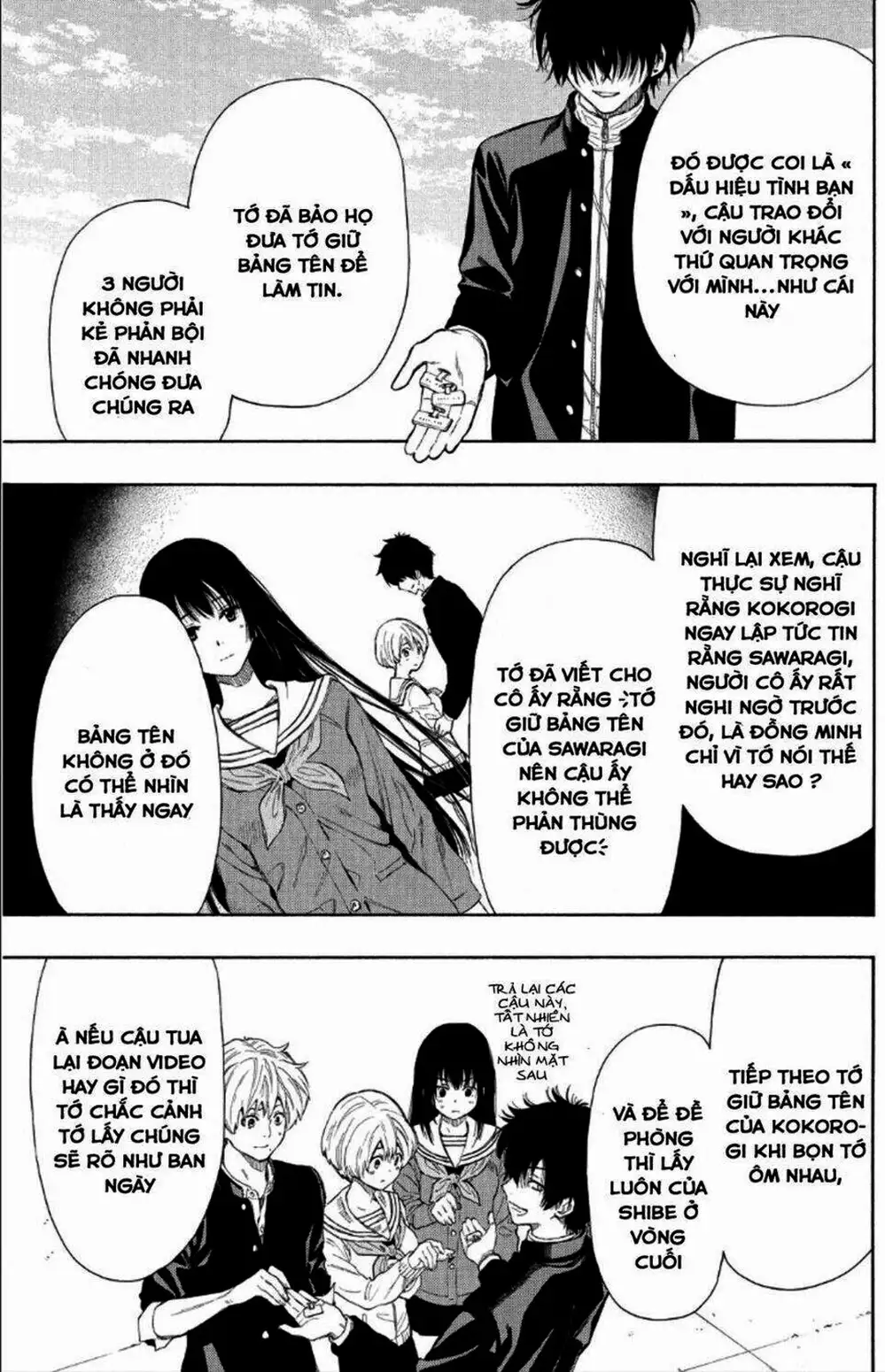 Truyện Tranh Trò Chơi Tình Bạn - Tomodachi Game trang 2