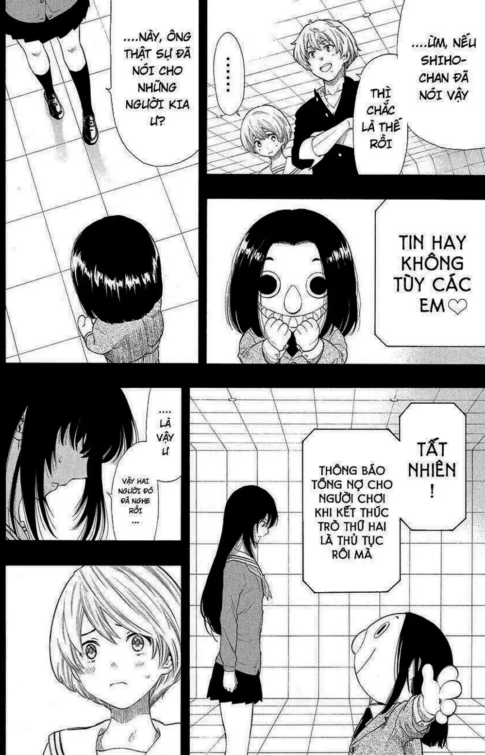 Truyện Tranh Trò Chơi Tình Bạn - Tomodachi Game trang 2