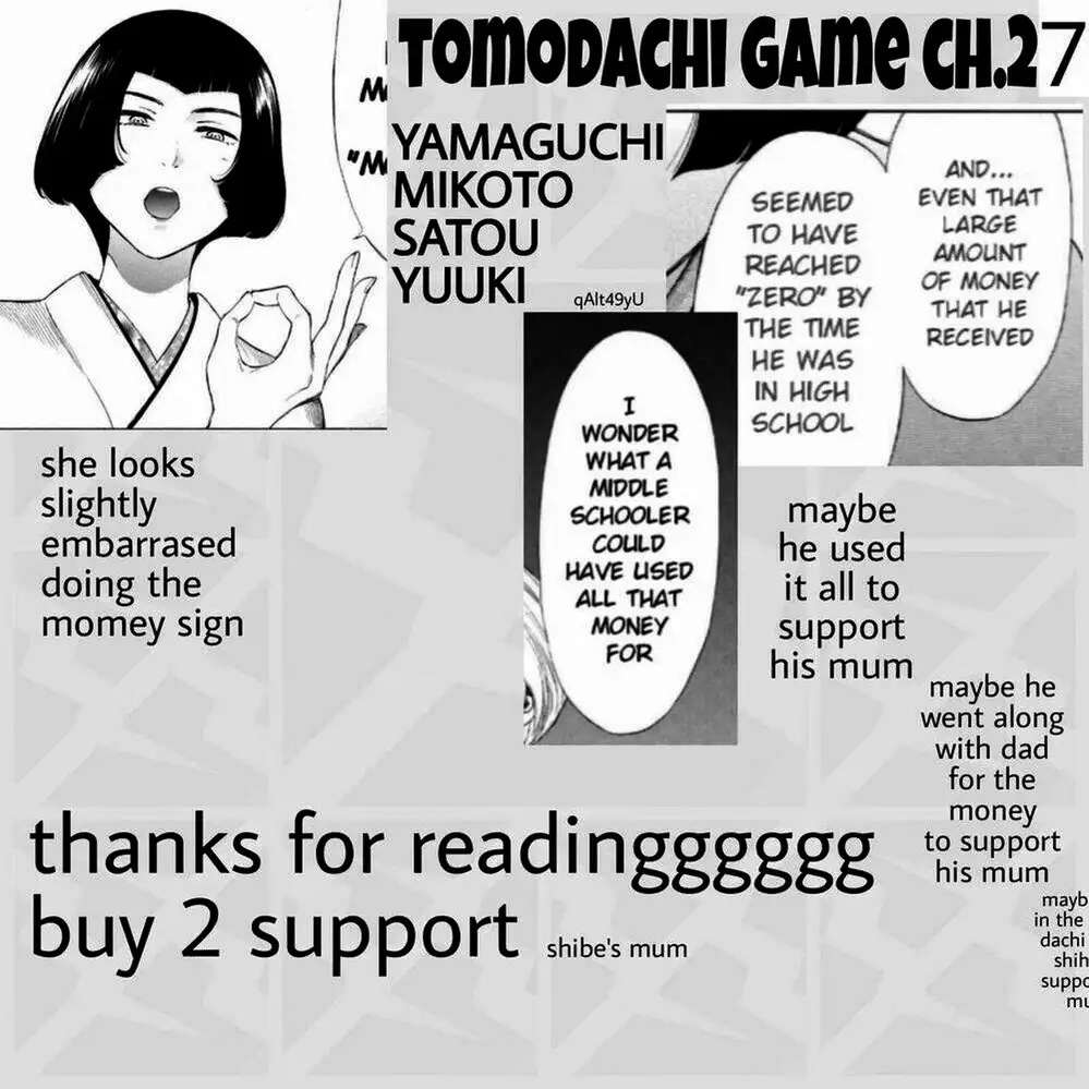 Truyện Tranh Trò Chơi Tình Bạn - Tomodachi Game trang 2