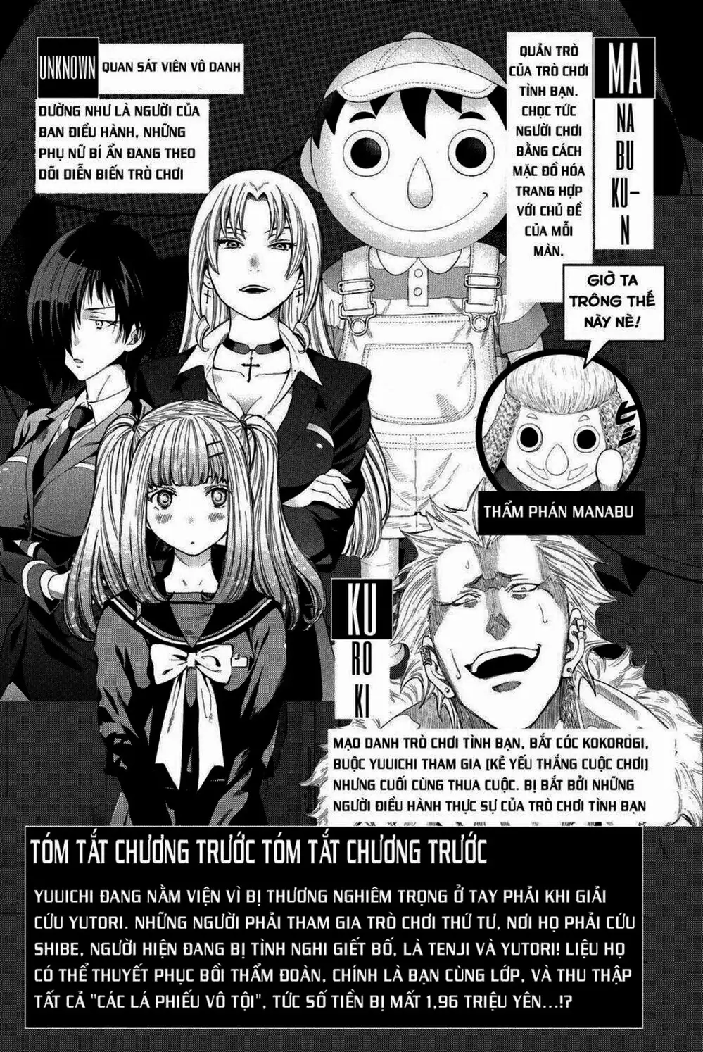 Truyện Tranh Trò Chơi Tình Bạn - Tomodachi Game trang 2