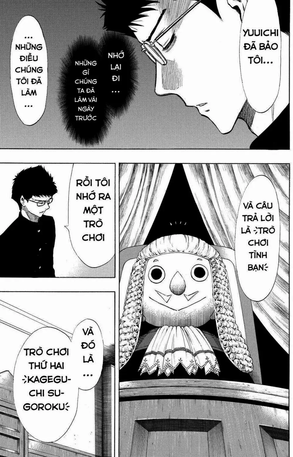 Truyện Tranh Trò Chơi Tình Bạn - Tomodachi Game trang 2