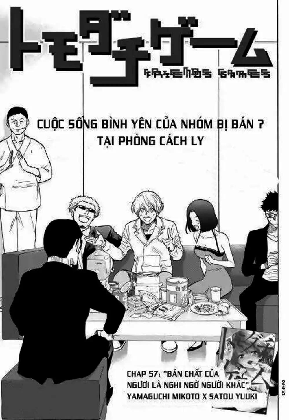 Truyện Tranh Trò Chơi Tình Bạn - Tomodachi Game trang 2