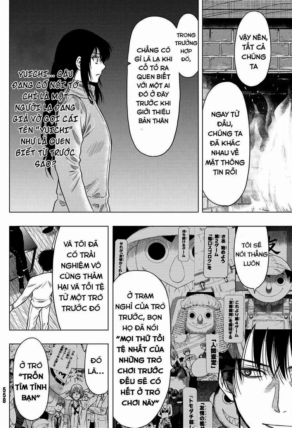 Truyện Tranh Trò Chơi Tình Bạn - Tomodachi Game trang 2