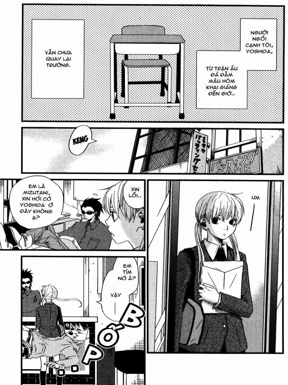 Truyện Tranh Quái Vật Bàn Bên - Tonari No Kaibutsu-Kun trang 4