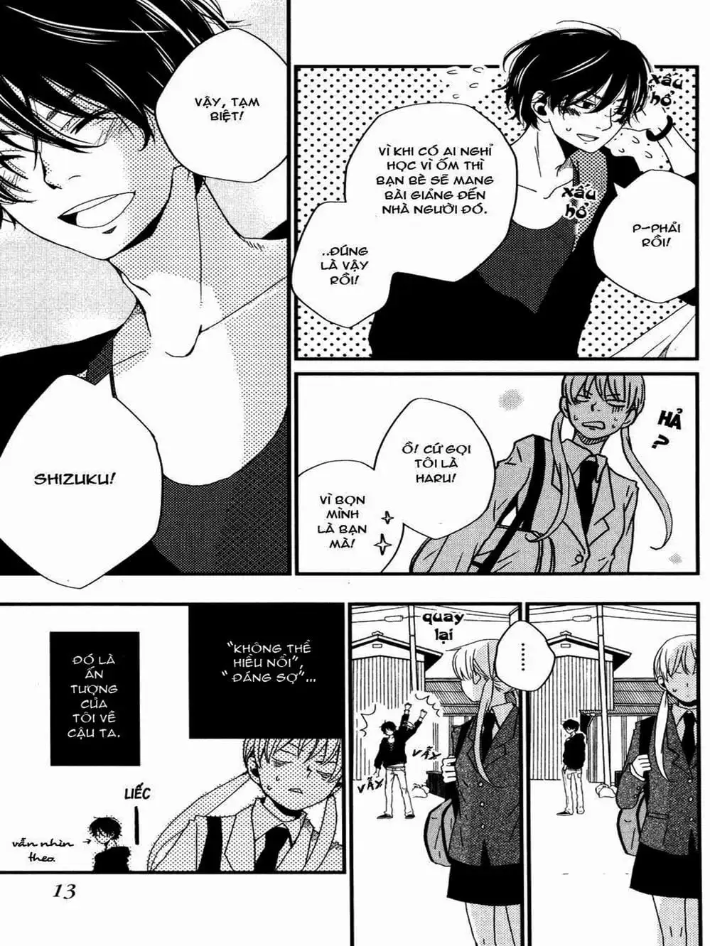 Truyện Tranh Quái Vật Bàn Bên - Tonari No Kaibutsu-Kun trang 4