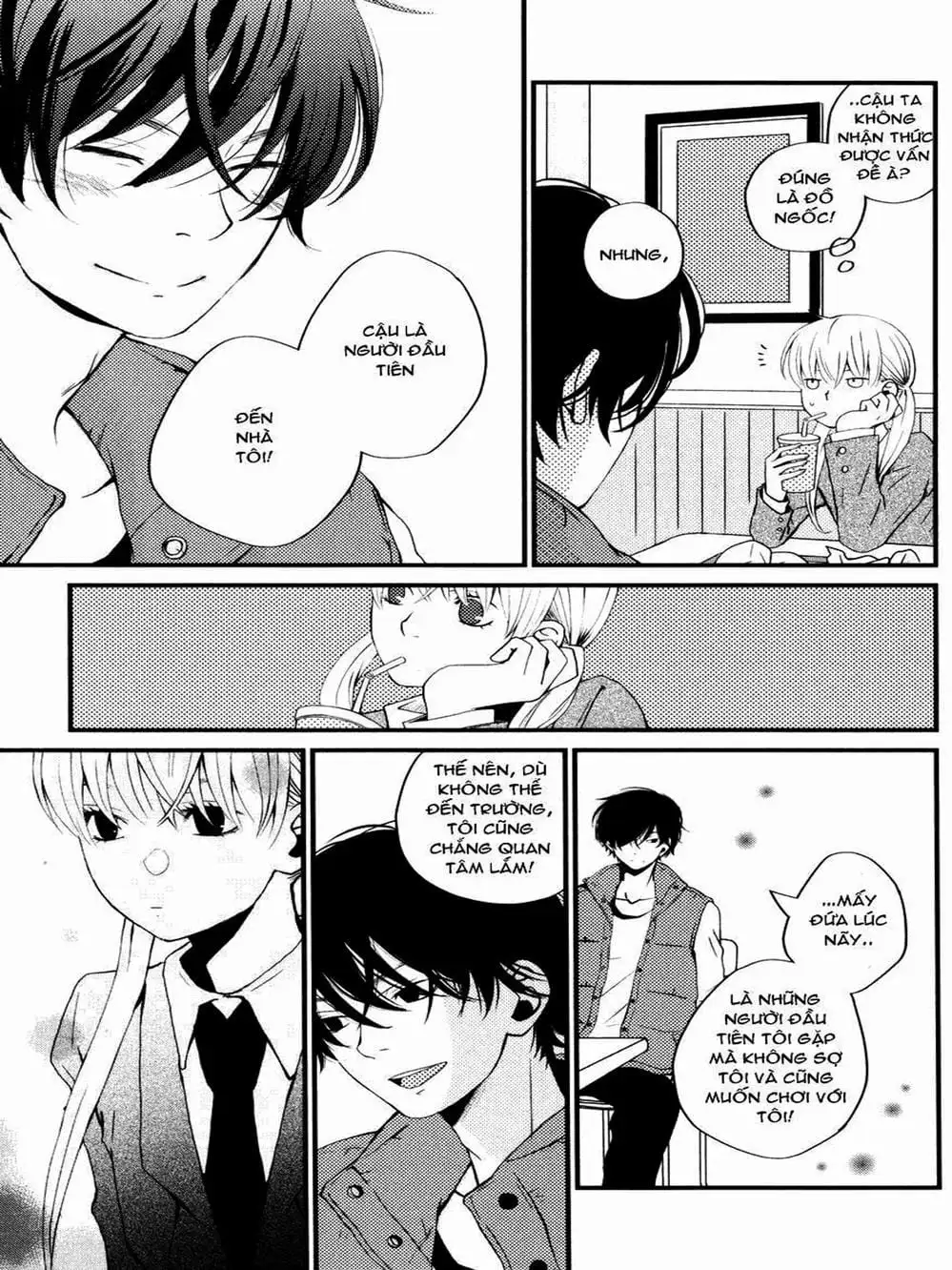 Truyện Tranh Quái Vật Bàn Bên - Tonari No Kaibutsu-Kun trang 4