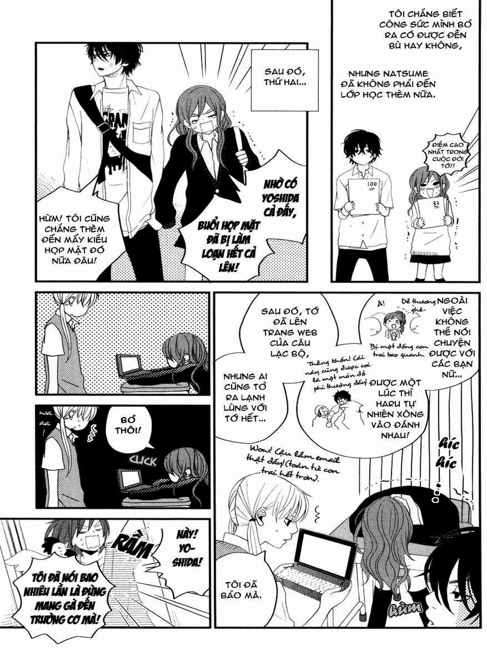 Truyện Tranh Quái Vật Bàn Bên - Tonari No Kaibutsu-Kun trang 4