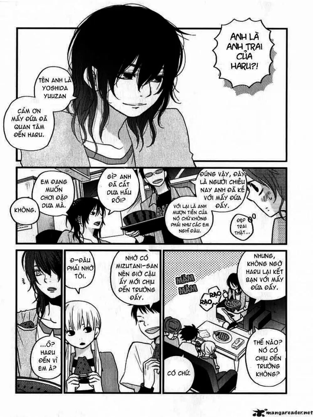 Truyện Tranh Quái Vật Bàn Bên - Tonari No Kaibutsu-Kun trang 4