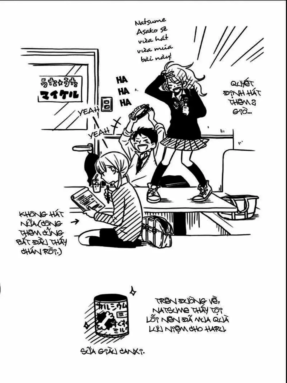 Truyện Tranh Quái Vật Bàn Bên - Tonari No Kaibutsu-Kun trang 4