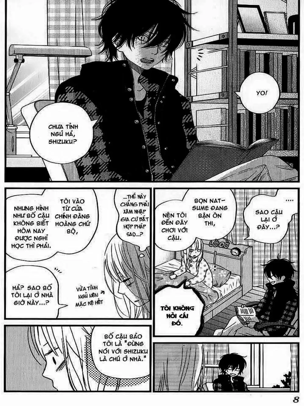 Truyện Tranh Quái Vật Bàn Bên - Tonari No Kaibutsu-Kun trang 4