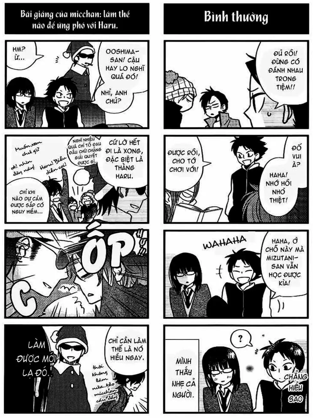 Truyện Tranh Quái Vật Bàn Bên - Tonari No Kaibutsu-Kun trang 4
