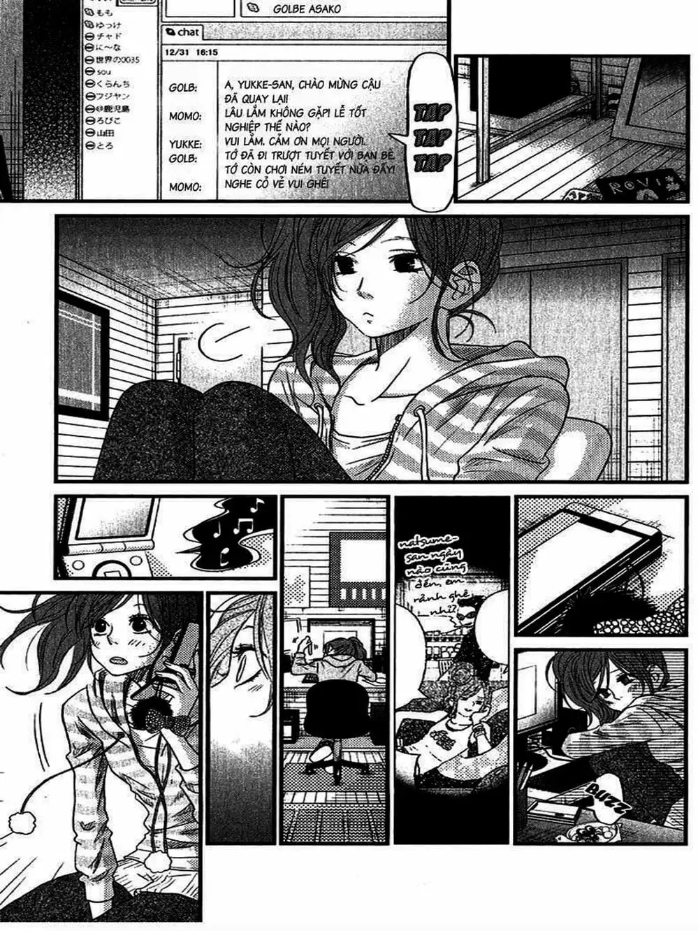 Truyện Tranh Quái Vật Bàn Bên - Tonari No Kaibutsu-Kun trang 4