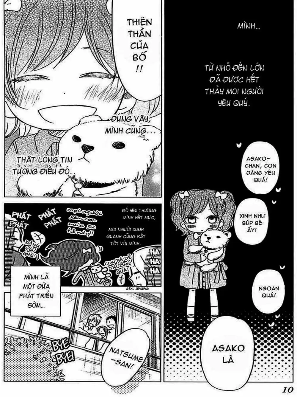 Truyện Tranh Quái Vật Bàn Bên - Tonari No Kaibutsu-Kun trang 4