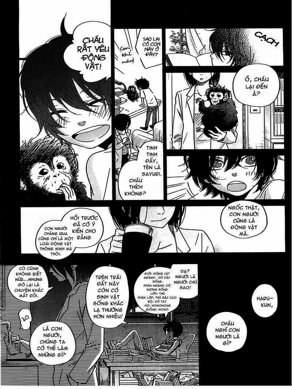 Truyện Tranh Quái Vật Bàn Bên - Tonari No Kaibutsu-Kun trang 4