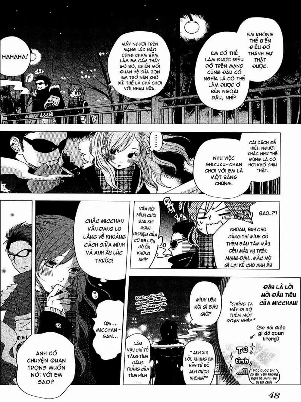 Truyện Tranh Quái Vật Bàn Bên - Tonari No Kaibutsu-Kun trang 4