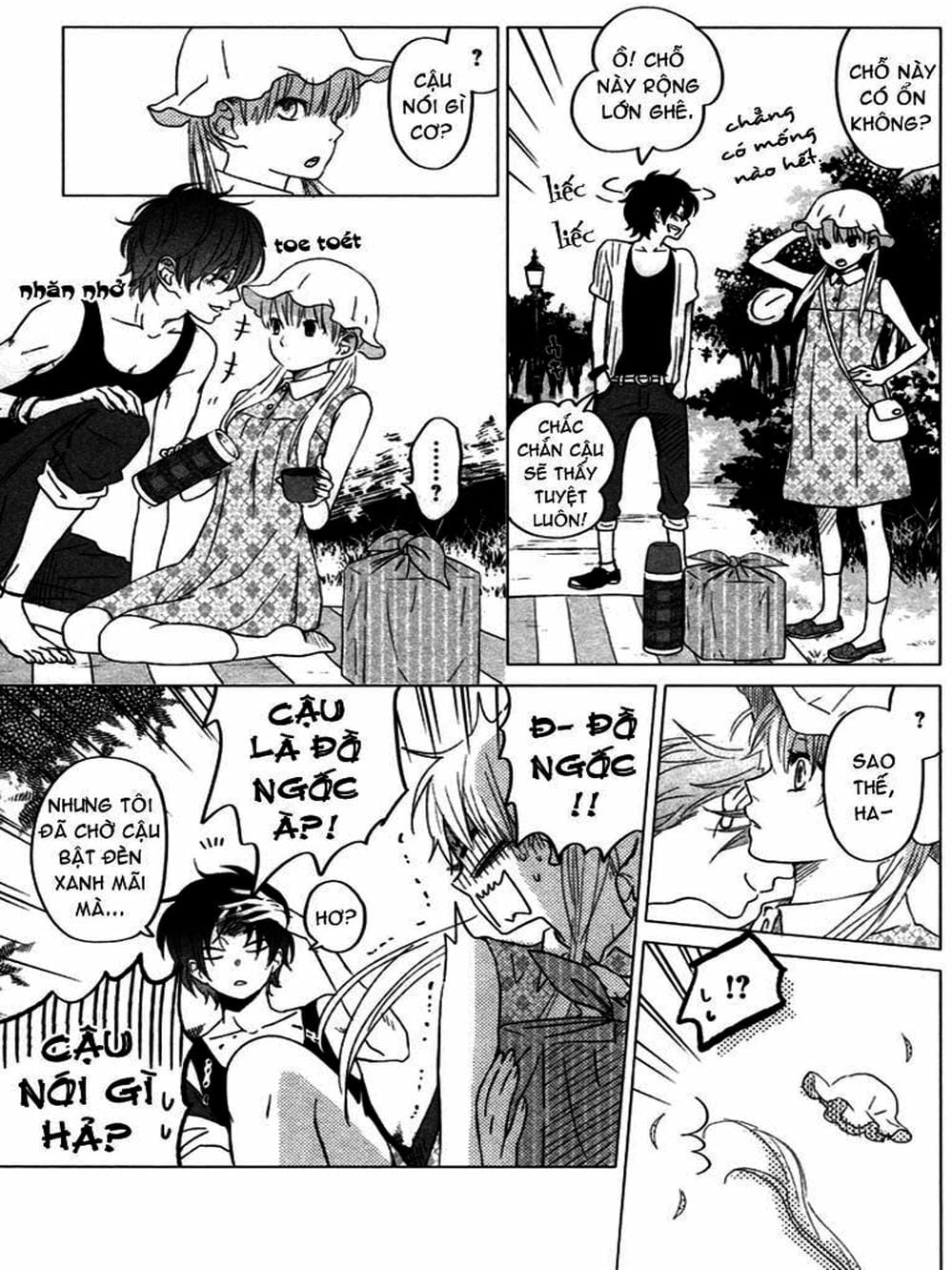 Truyện Tranh Quái Vật Bàn Bên - Tonari No Kaibutsu-Kun trang 4