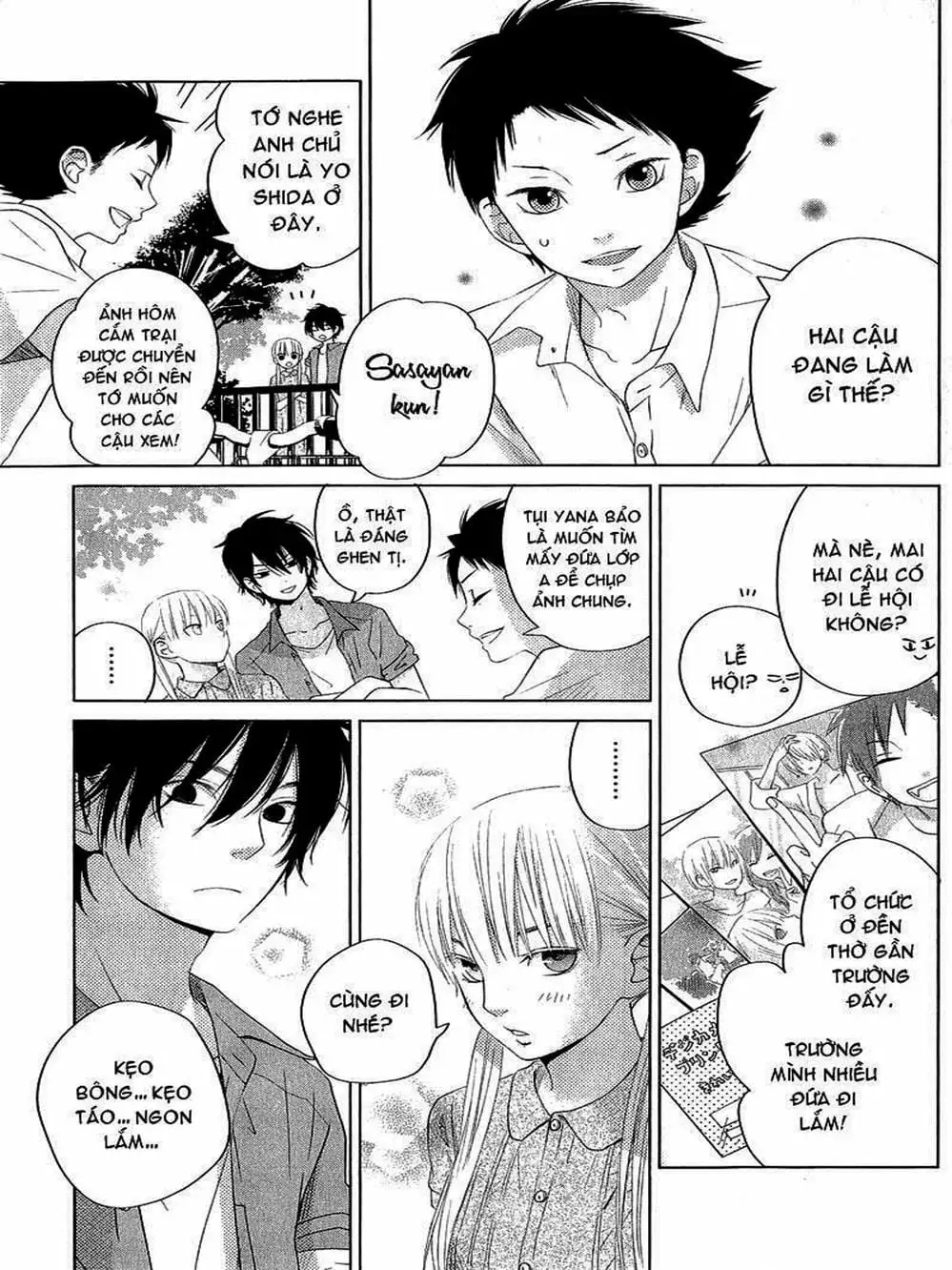 Truyện Tranh Quái Vật Bàn Bên - Tonari No Kaibutsu-Kun trang 4