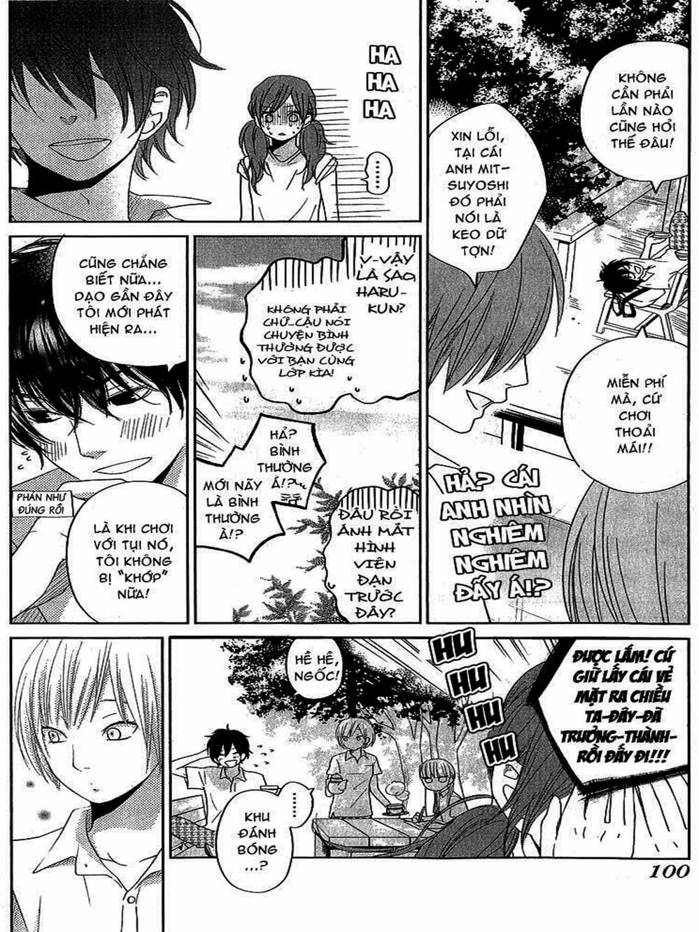 Truyện Tranh Quái Vật Bàn Bên - Tonari No Kaibutsu-Kun trang 4