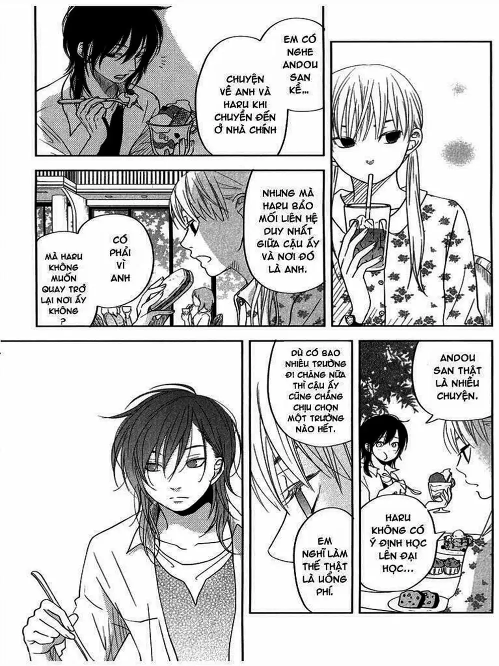 Truyện Tranh Quái Vật Bàn Bên - Tonari No Kaibutsu-Kun trang 4